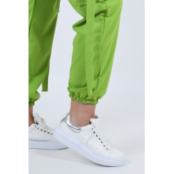 Jogger cargo creppe