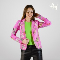 Blazer Solapa Estampado