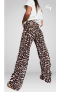 Oxford gabardina animal print