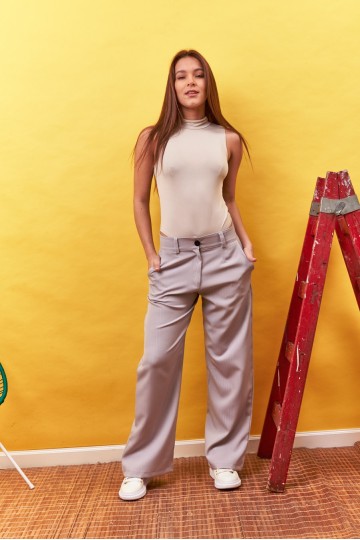 Pantalon palazo sastrero de mujer noche