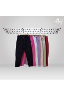 Mom fit gabardina con strass