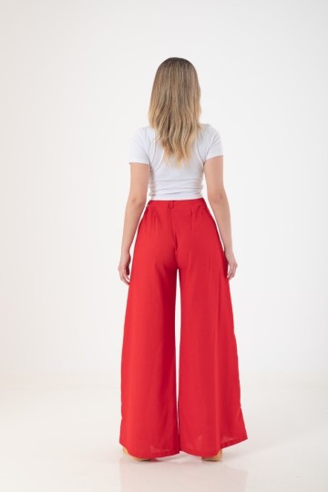 Pantalon palazo de lino para mujer por mayor