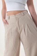 Pantalon palazo sastrero de lino para mujer | venta mayorista