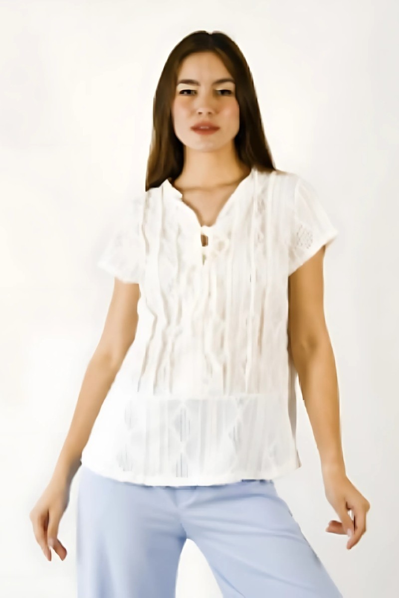 Blusa broderie