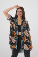 Camisa oversize estampada para mujer Hey!