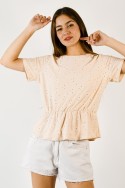 Blusa broderie elastizado