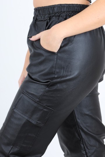 Pantalón Jogger Cargo Engomado para Mujer - Hey Online