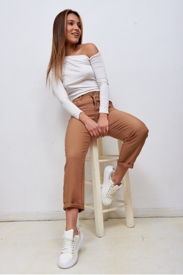 Pantalon sastrero mom para dama por mayor