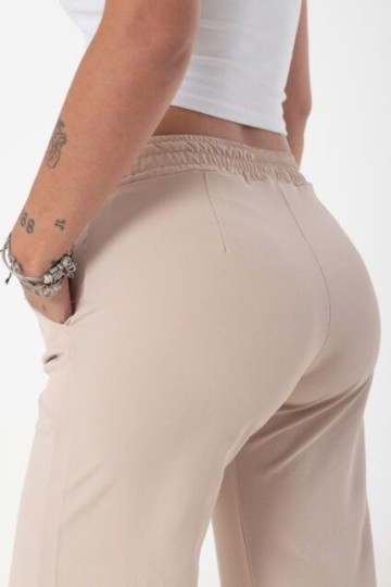 Pantalon palazo de cey con despunte para mujer