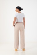 Pantalon palazo de cey con despunte para mujer