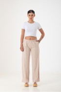 Pantalon palazo de cey con despunte para mujer